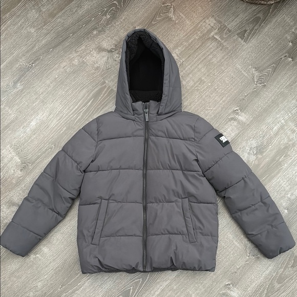 DKNY Gray Puffer Jacket size Medium - Picture 1 of 10